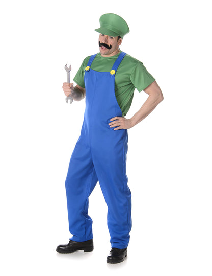 Мъжки костюм за зелено водопроводчик