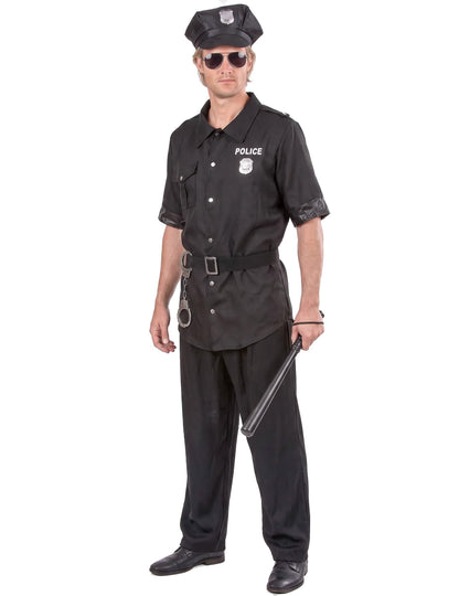 Déguisement policier noir homme