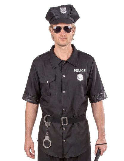 Déguisement policier noir homme