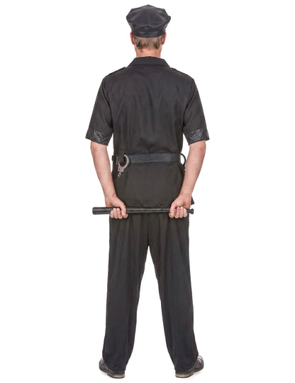 Déguisement policier noir homme