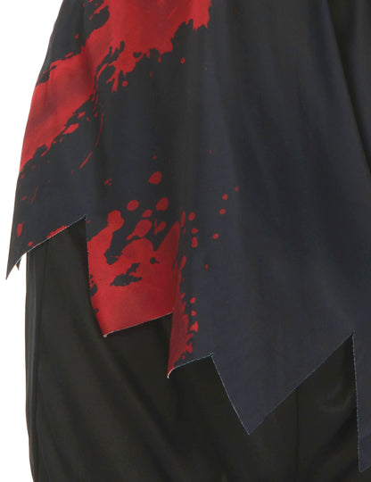 Полицейски костюм черно -бели зомби деца