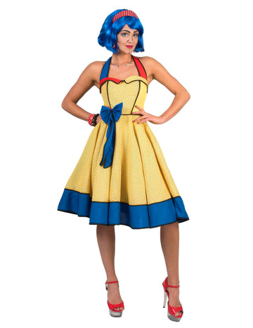 Поп арт костюм за жени