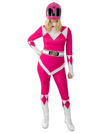Костюм Power Ranger™ розов за възрастни 