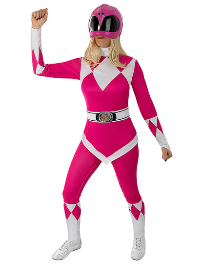 Възрастен розов костюм на Power Ranger