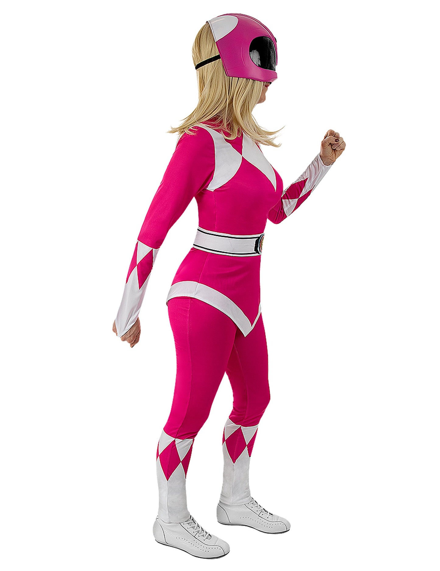 Възрастен розов костюм на Power Ranger