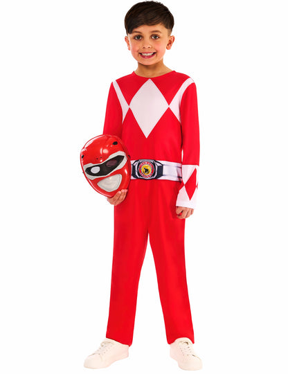 Класически детски костюм Power Ranger™ в червено 