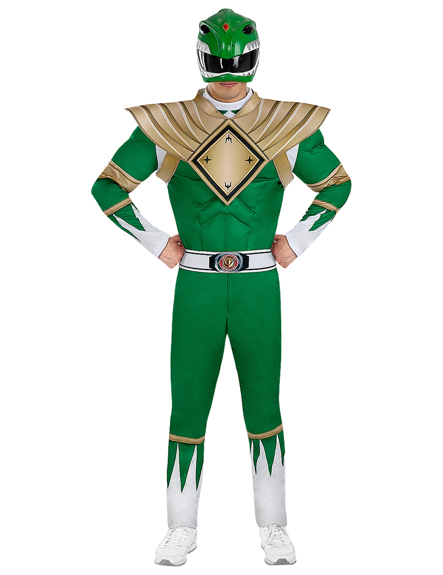 Зелен костюм на Power Ranger за възрастни