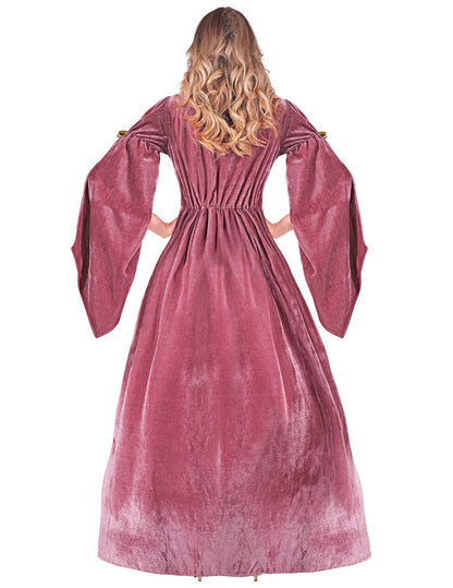 Розовата и бялата женска средновековна принцеса маскират