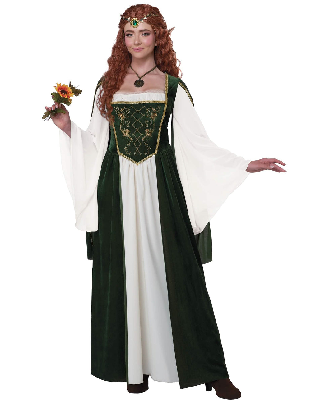 Преден общ изглед на елфическо кралици костюм