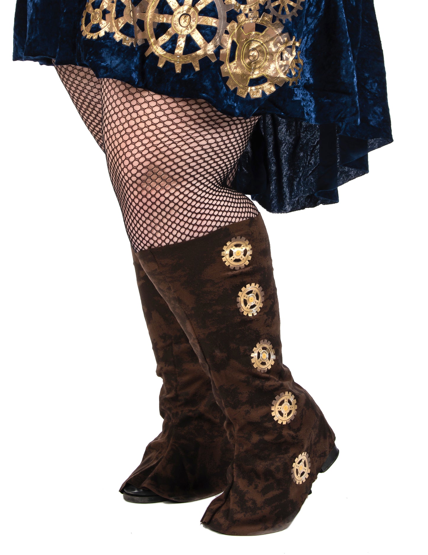 Футуристична ретро прикрий steampunk с голям размер жена