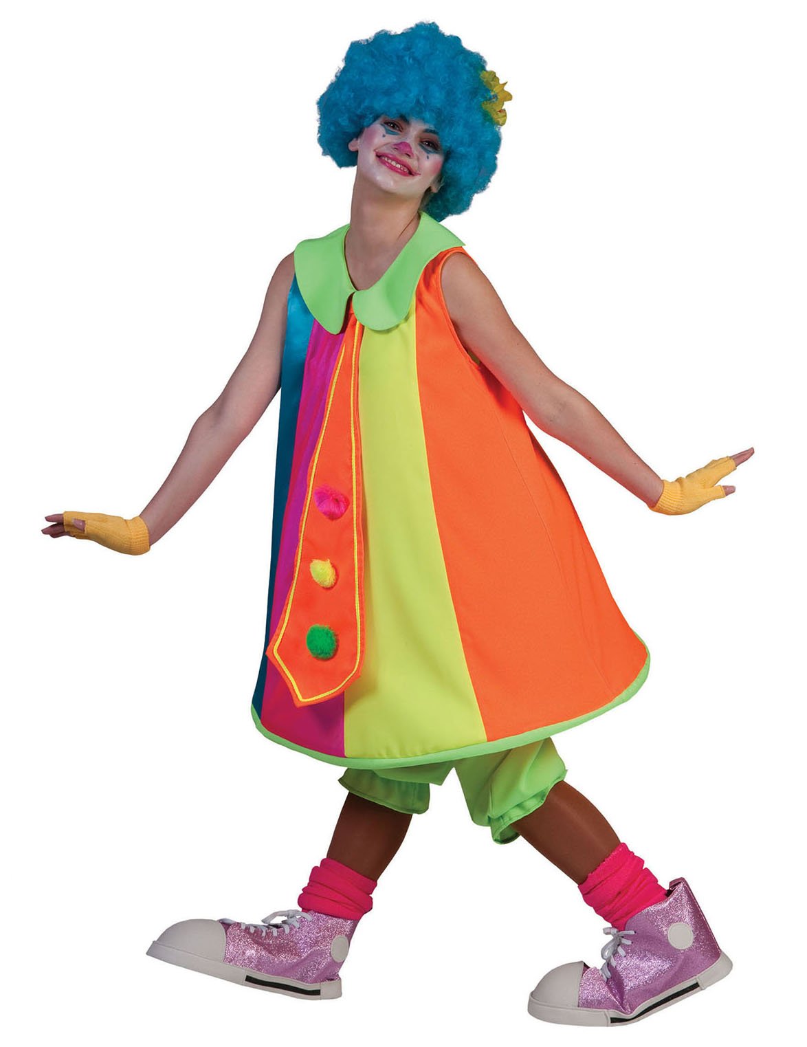 Fluo Fluo Clown Dress Crown рокля