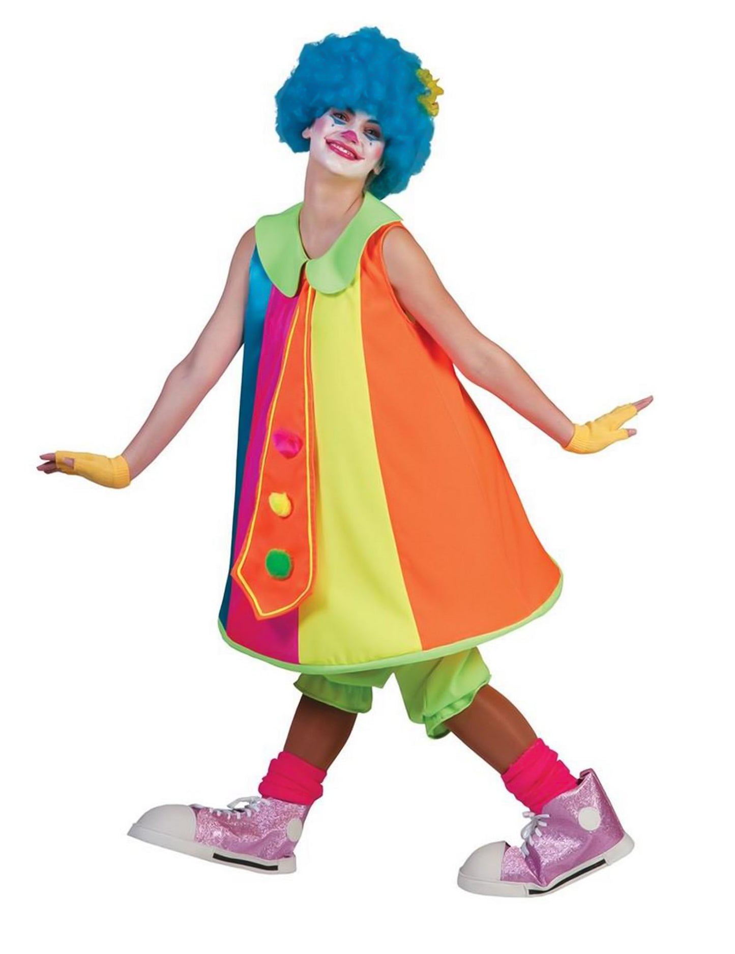 Fluo Fluo Clown Dress Crown рокля