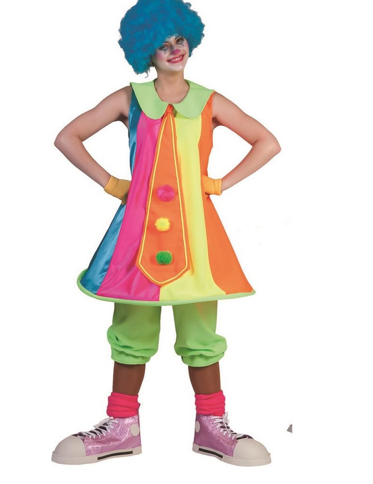 Fluo Fluo Clown Dress Crown рокля