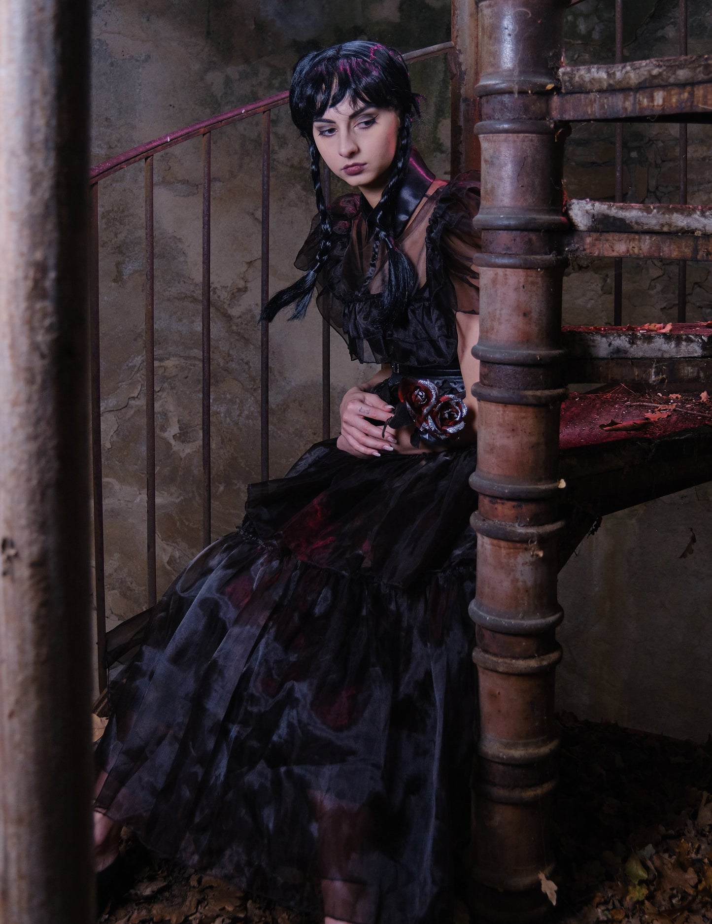 Костюм за топка рокля сряда addams жена