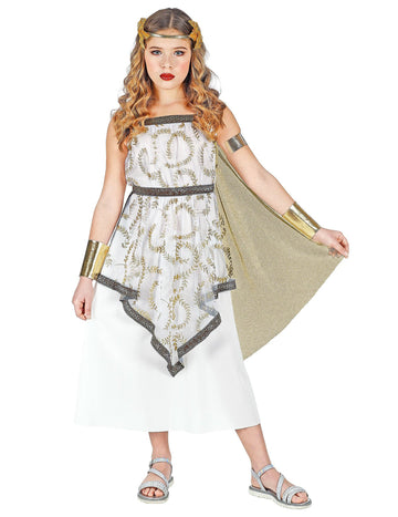 Гръцка богиня рокля прикрива момиче