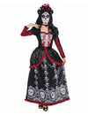 Dia los muertos женска дълга рокля маскиране
