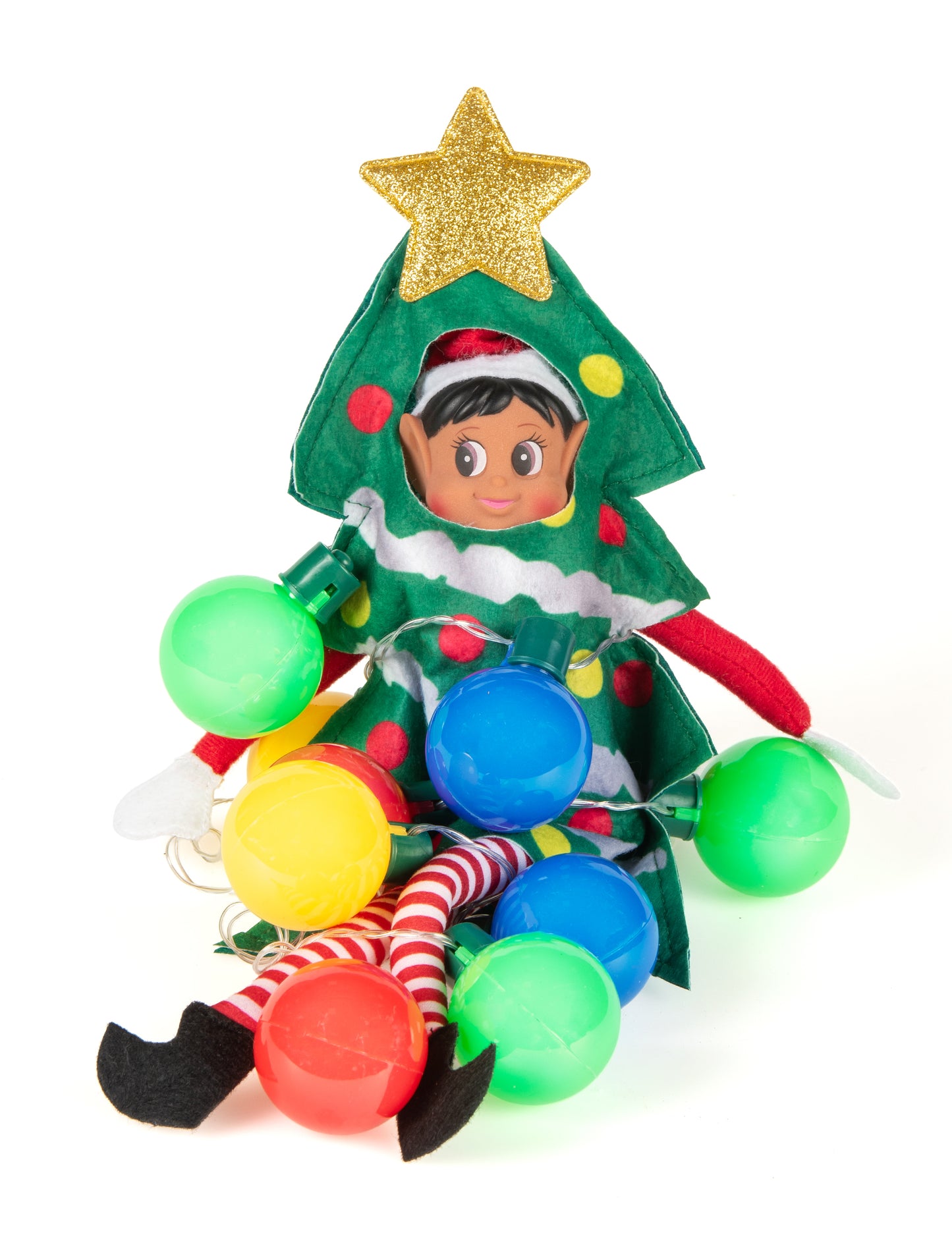Костюм за коледно дърво за кукла на Джокер Елф