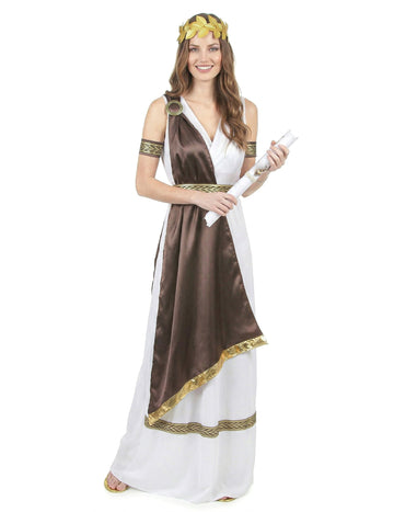 Римска сатенена костюма жена