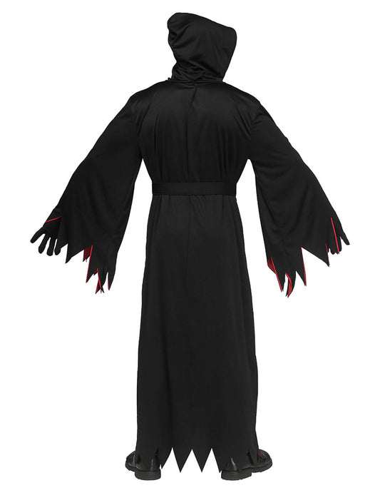 Костюм Scream с черна и червена маска за възрастни