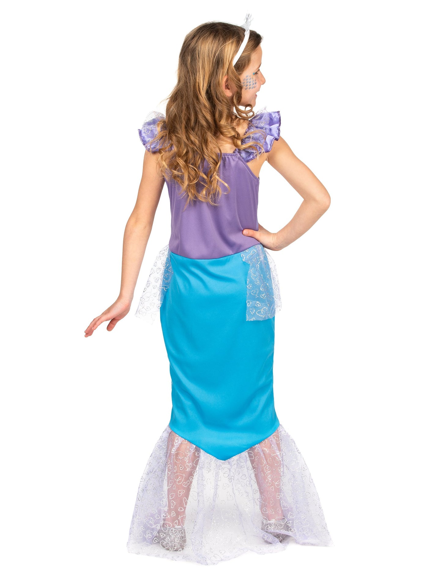 Момиче костюм на сирена