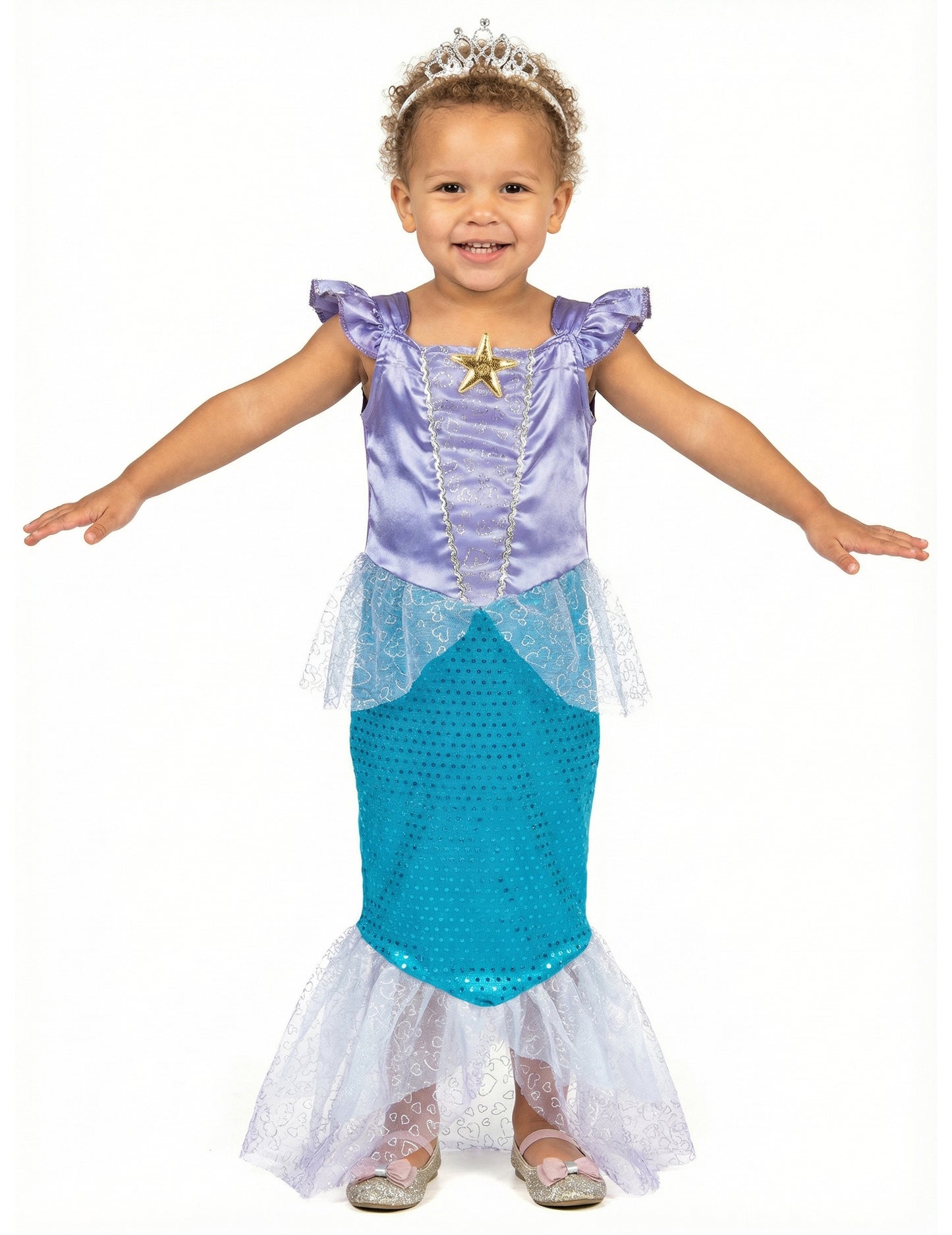 Момиче костюм на сирена