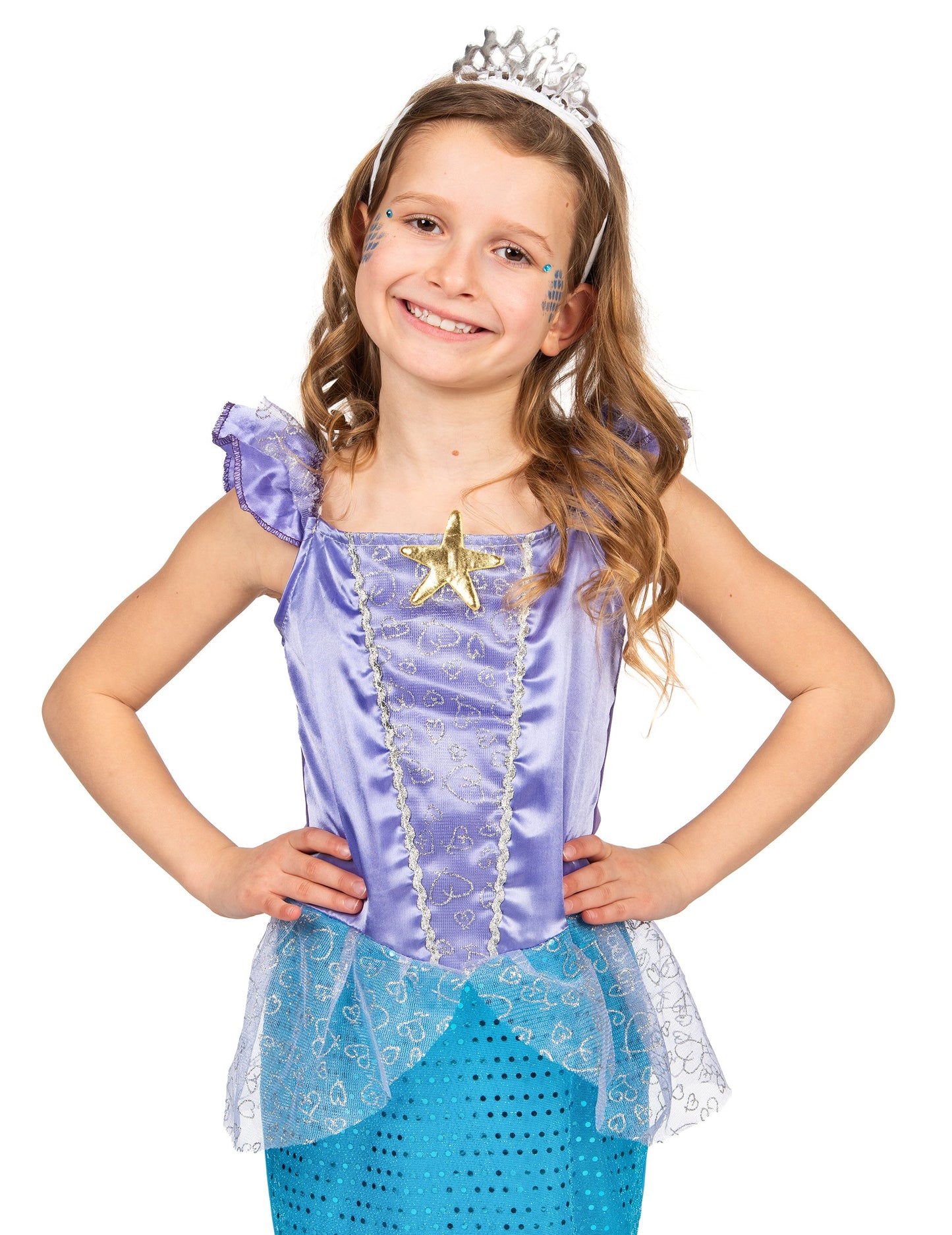 Момиче костюм на сирена