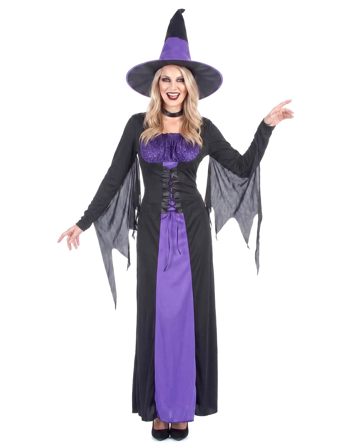 Déguisement sorcière à corsage femme Halloween