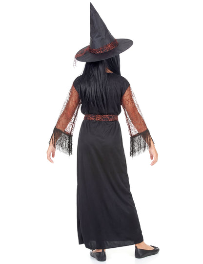 Vue de dos du déguisement de sorcière Halloween