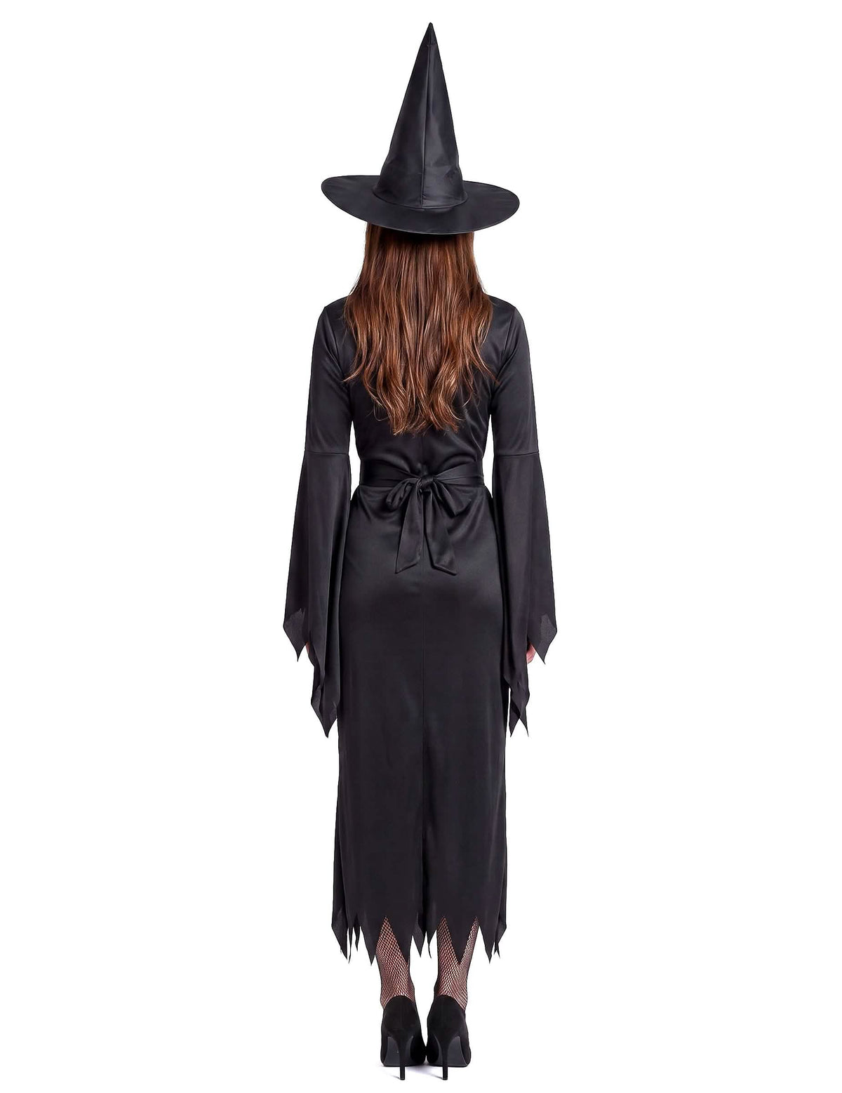 Déguisement sorcière noire sexy femme