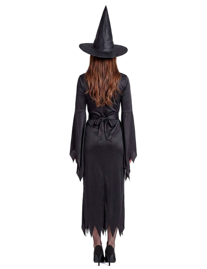 Déguisement sorcière noire sexy femme