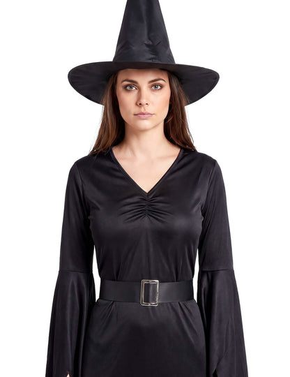 Déguisement sorcière noire sexy femme