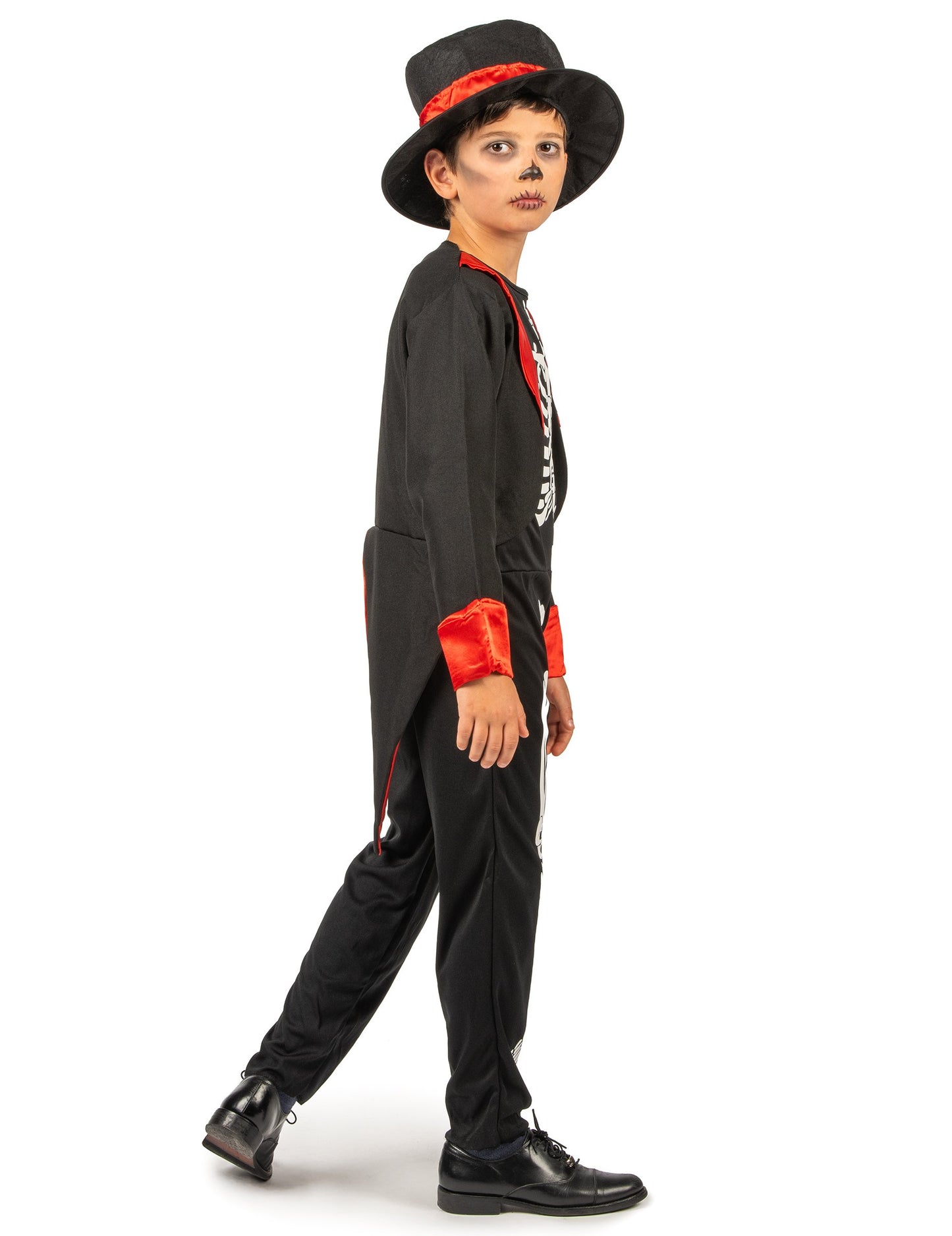 Шик момче скелет костюм