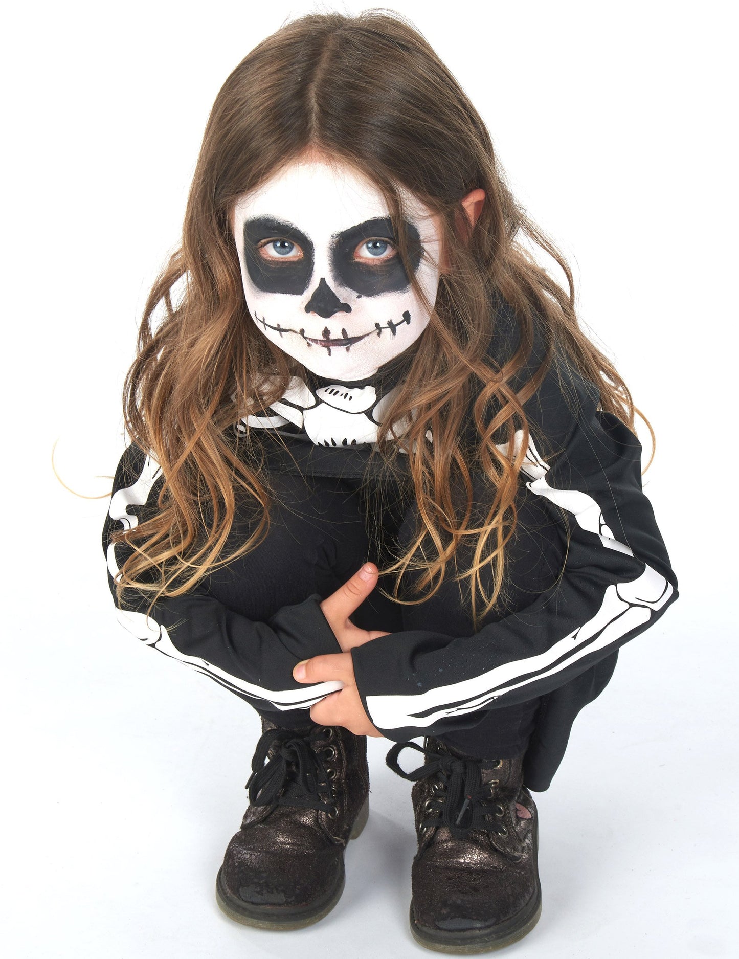 Хелоуин момиче скелет костюм