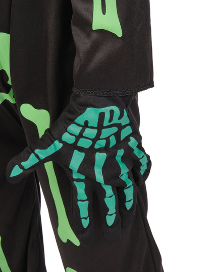 Детски костюм на зеления скелет