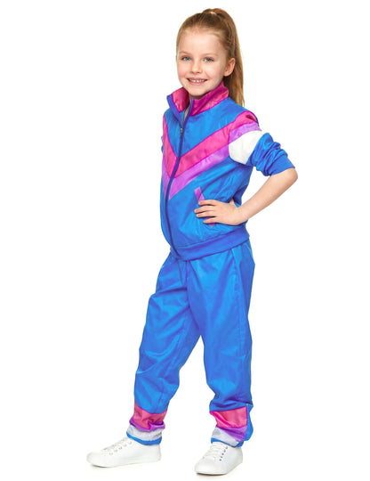 Сини адъъна на момиче от 80 -те години.