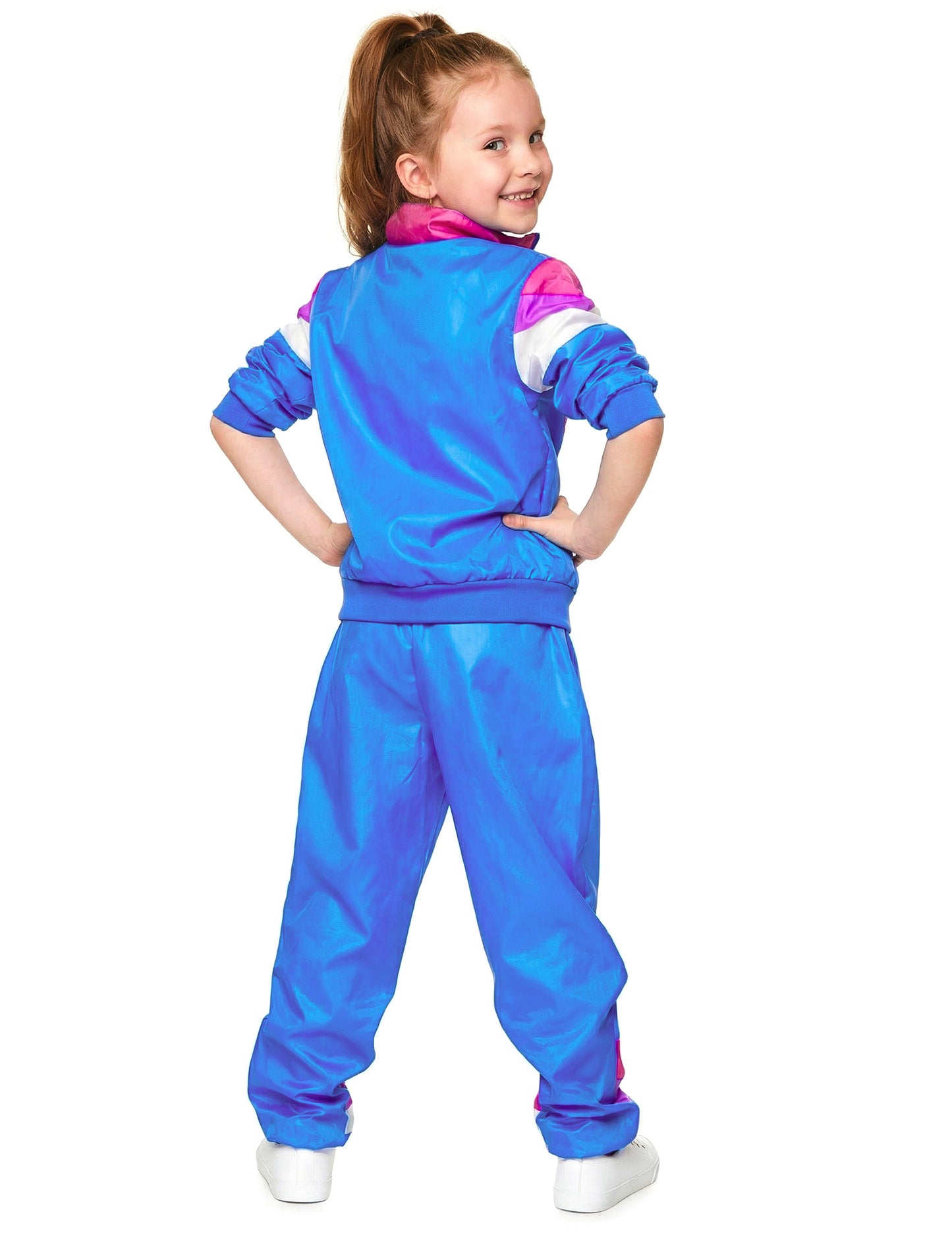 Сини адъъна на момиче от 80 -те години.