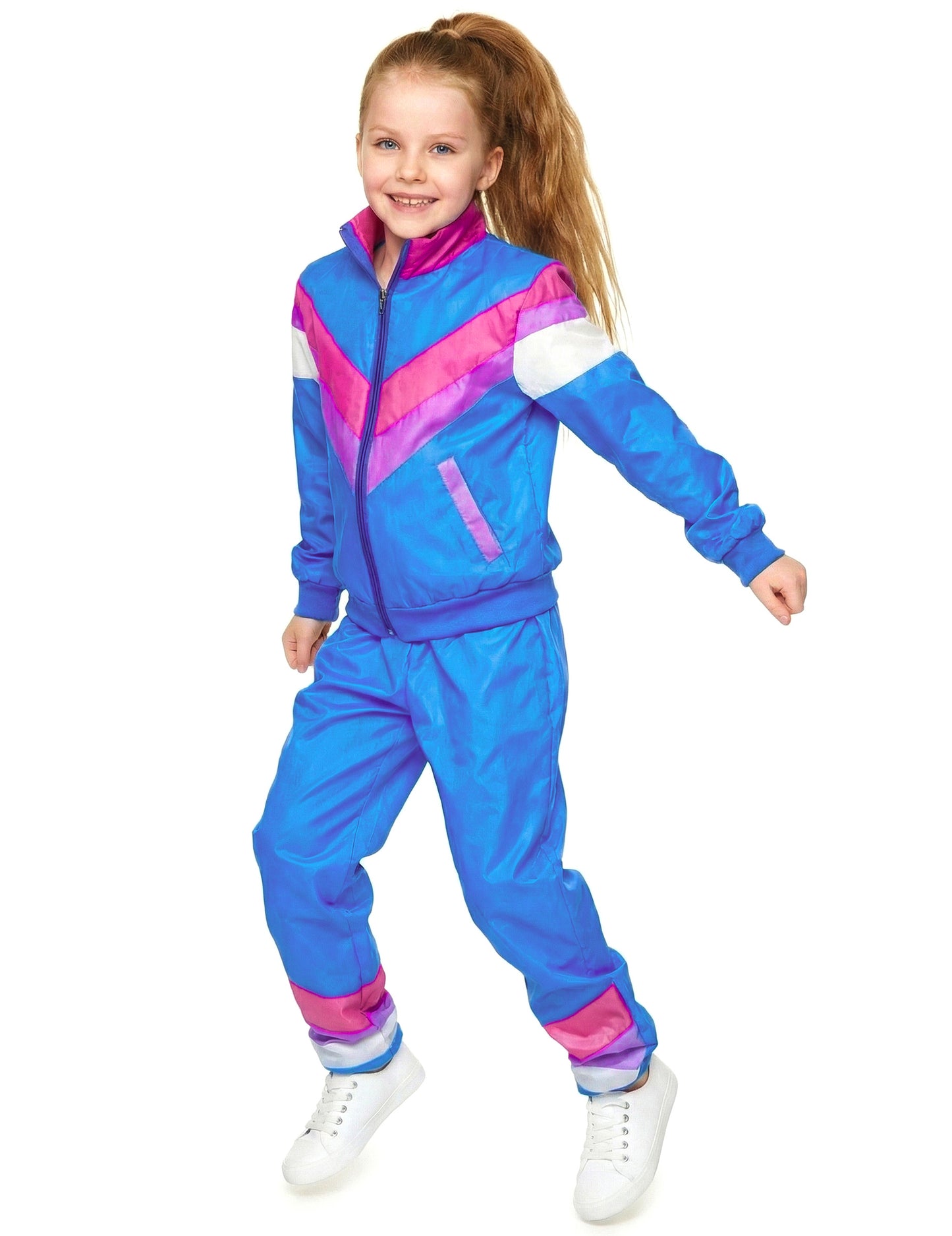 Сини адъъна на момиче от 80 -те години.