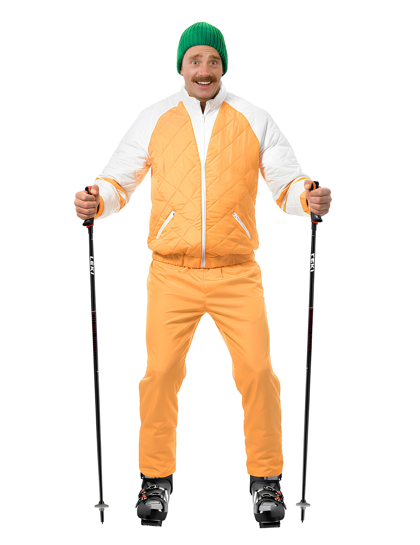 Карнавален костюм ски екип Жан-Клод Дюс за възрастни 