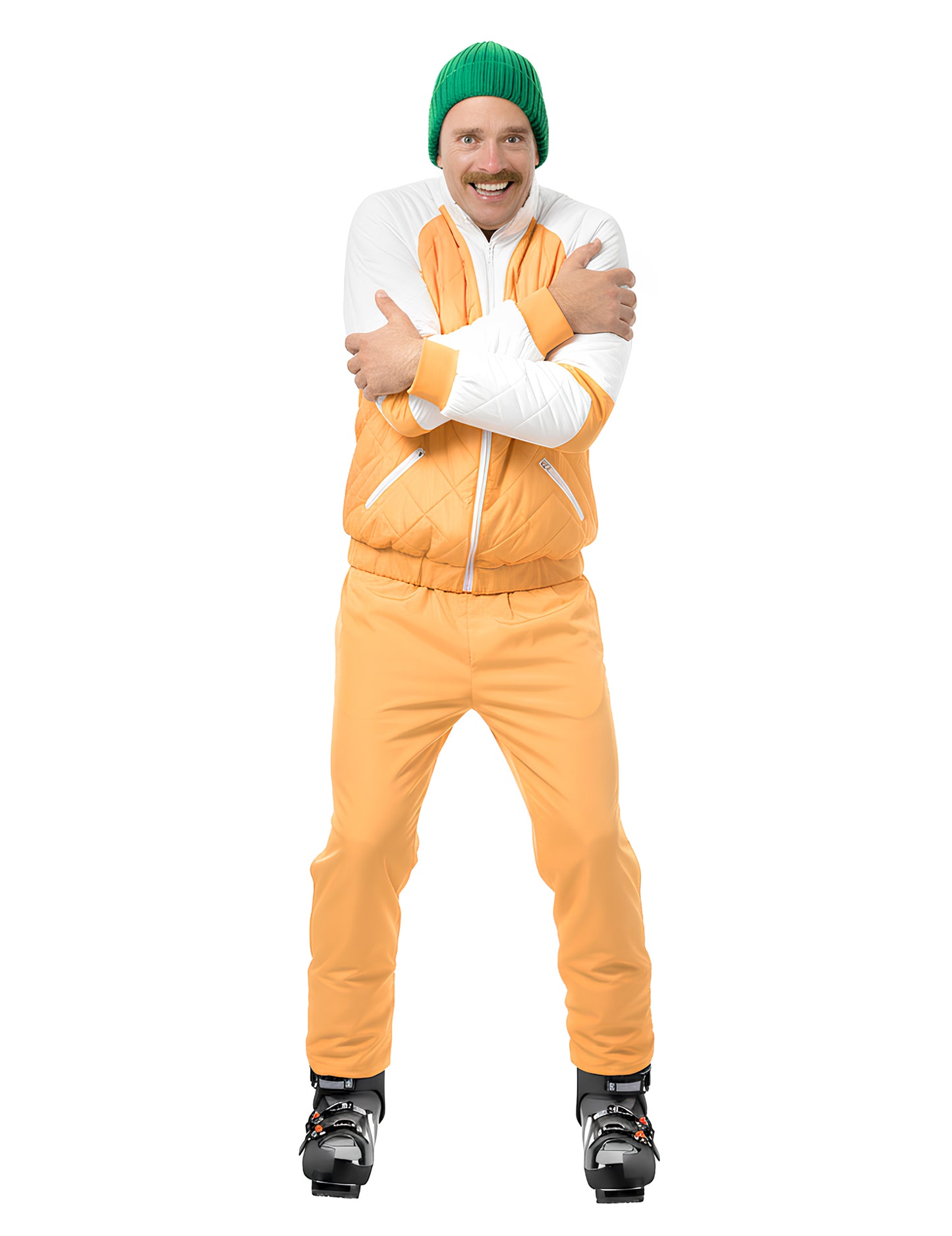 Карнавален костюм ски екип Жан-Клод Дюс за възрастни 