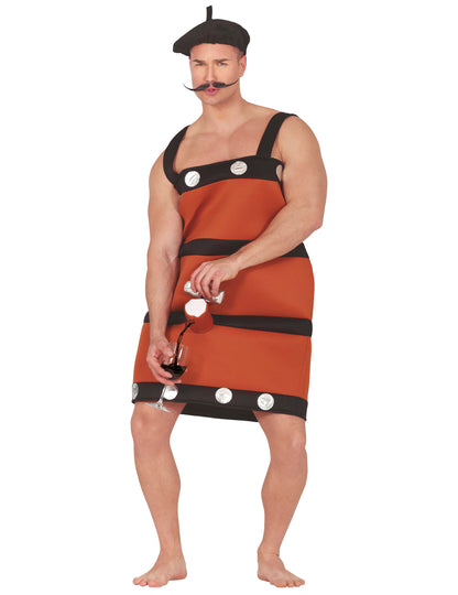 Забавен костюм бъчва за вино за възрастни 