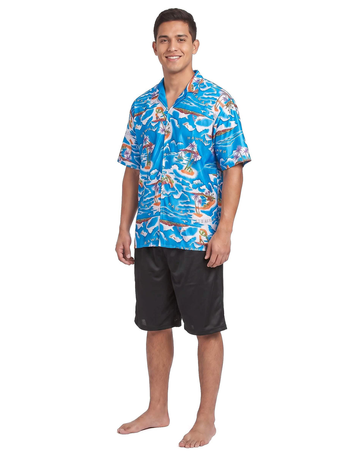 Déguisement touriste Hawaïen homme
