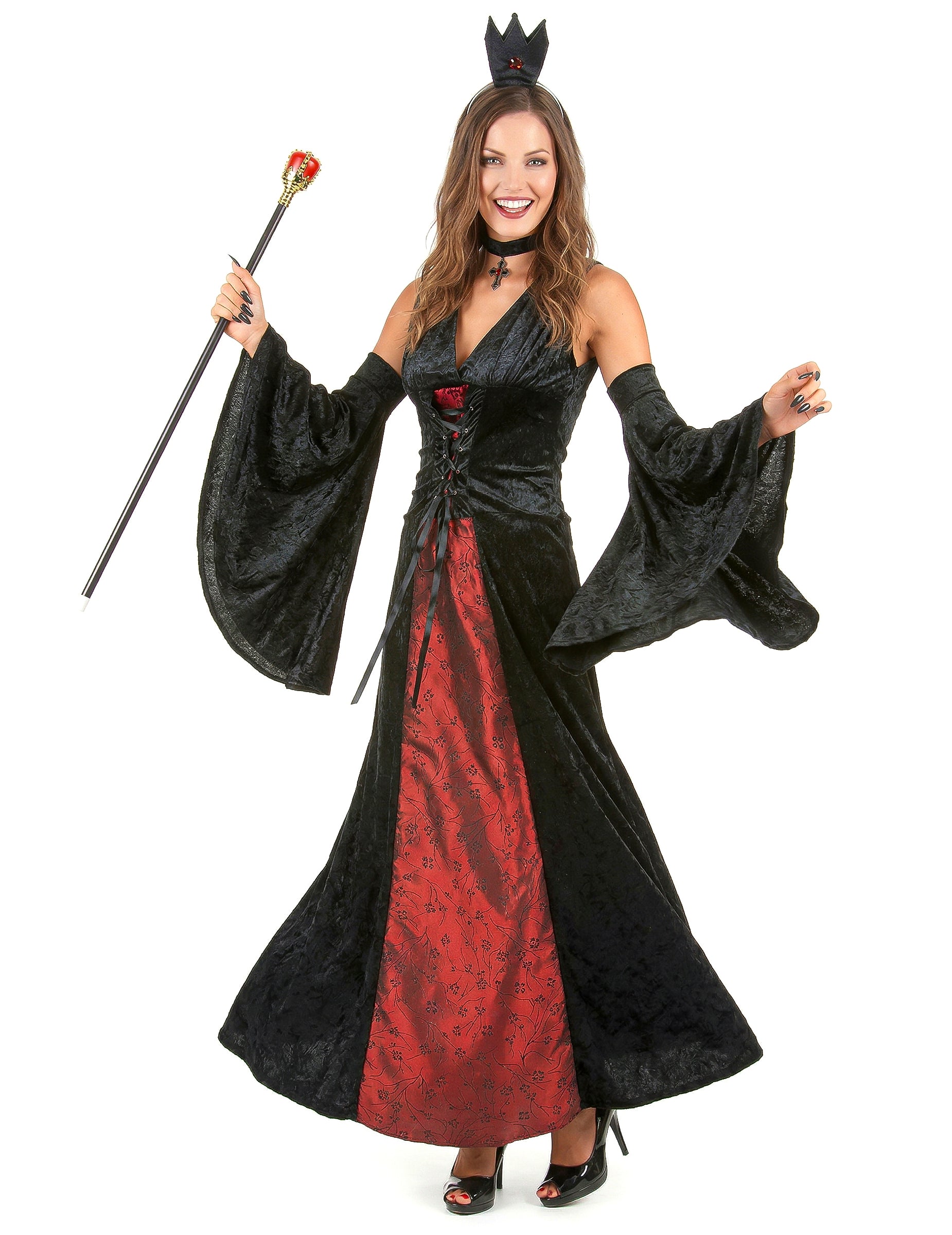 Vue d'ensemble du déguisement vampire chic pour femme