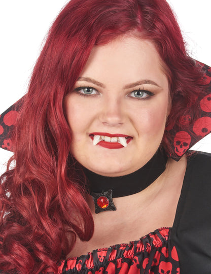 Елегантен вампирски костюм голям размер на жената