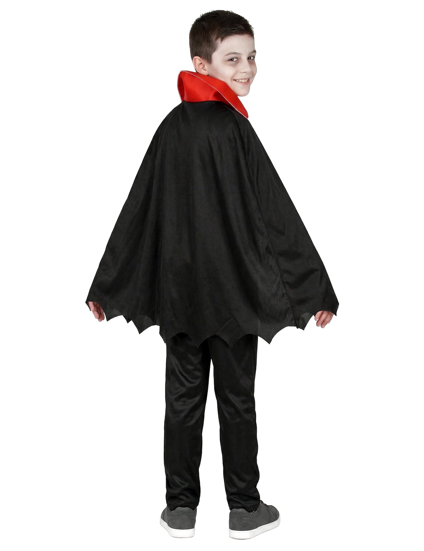 Vue de dos du déguisement de vampire pour garçon