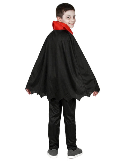 Vue de dos du déguisement de vampire pour garçon