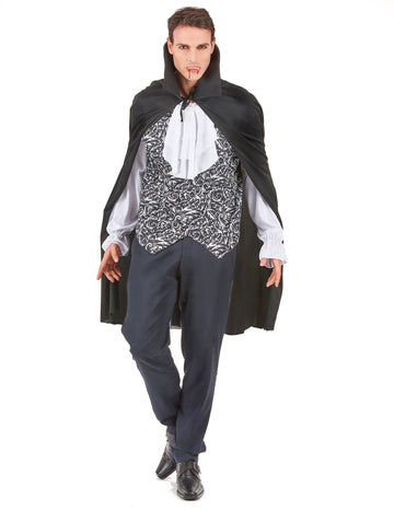 Човек сребърен вампир маскировка