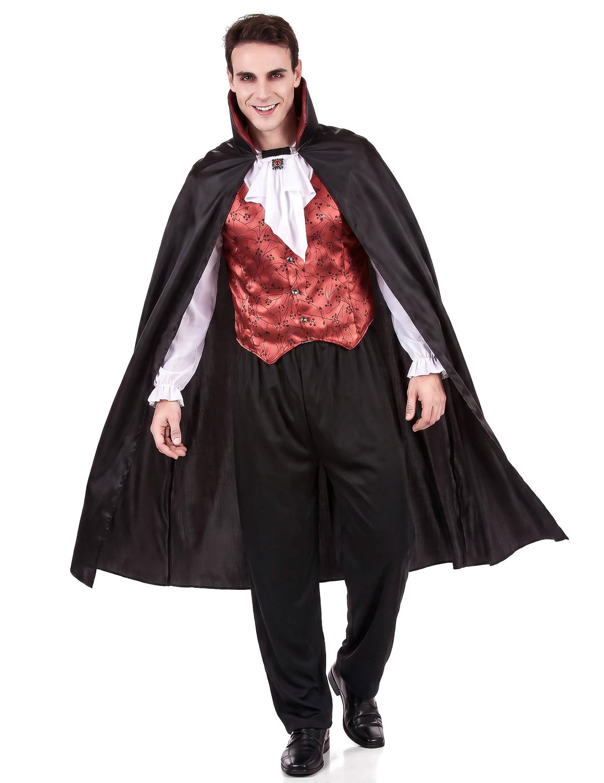 Déguisement vampire rouge homme Halloween