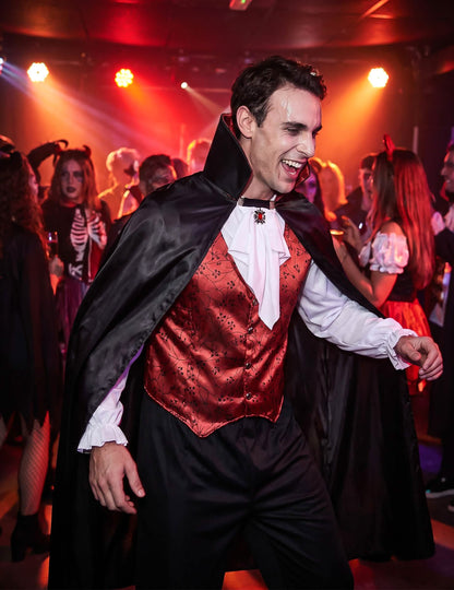 Déguisement vampire rouge homme Halloween