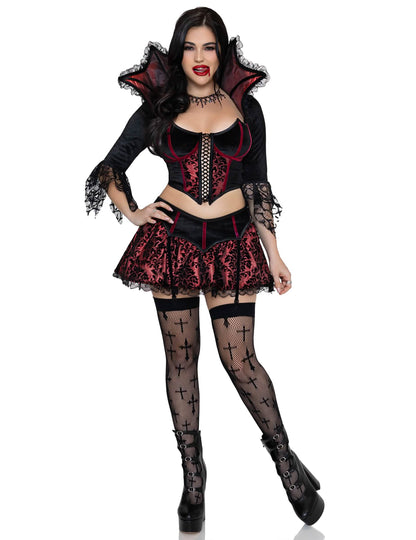 Déguisement vampire sexy baroque femme