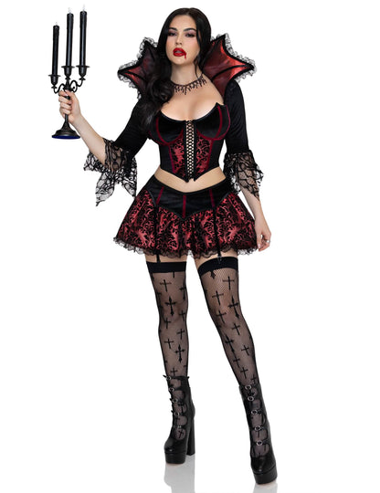 Déguisement vampire sexy baroque femme
